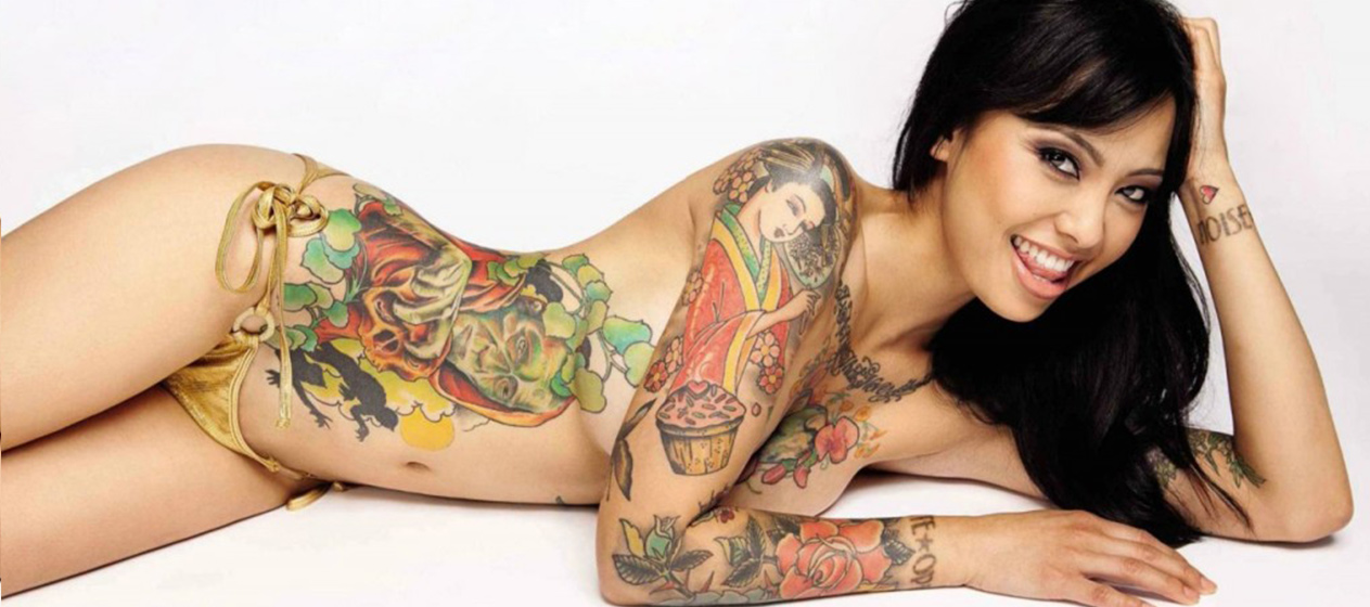 Tattooed Asian Woman 58