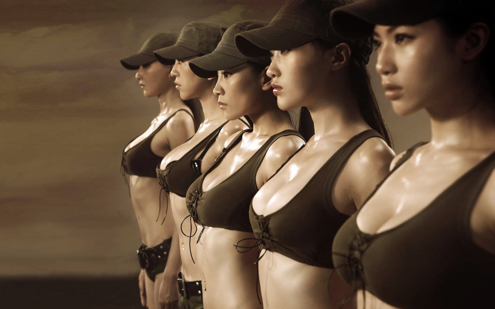 Beautiful Nude Asian Women Military