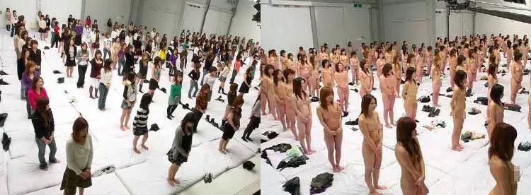 So Japan decided to one-up that record by producing a 500 person orgy. 