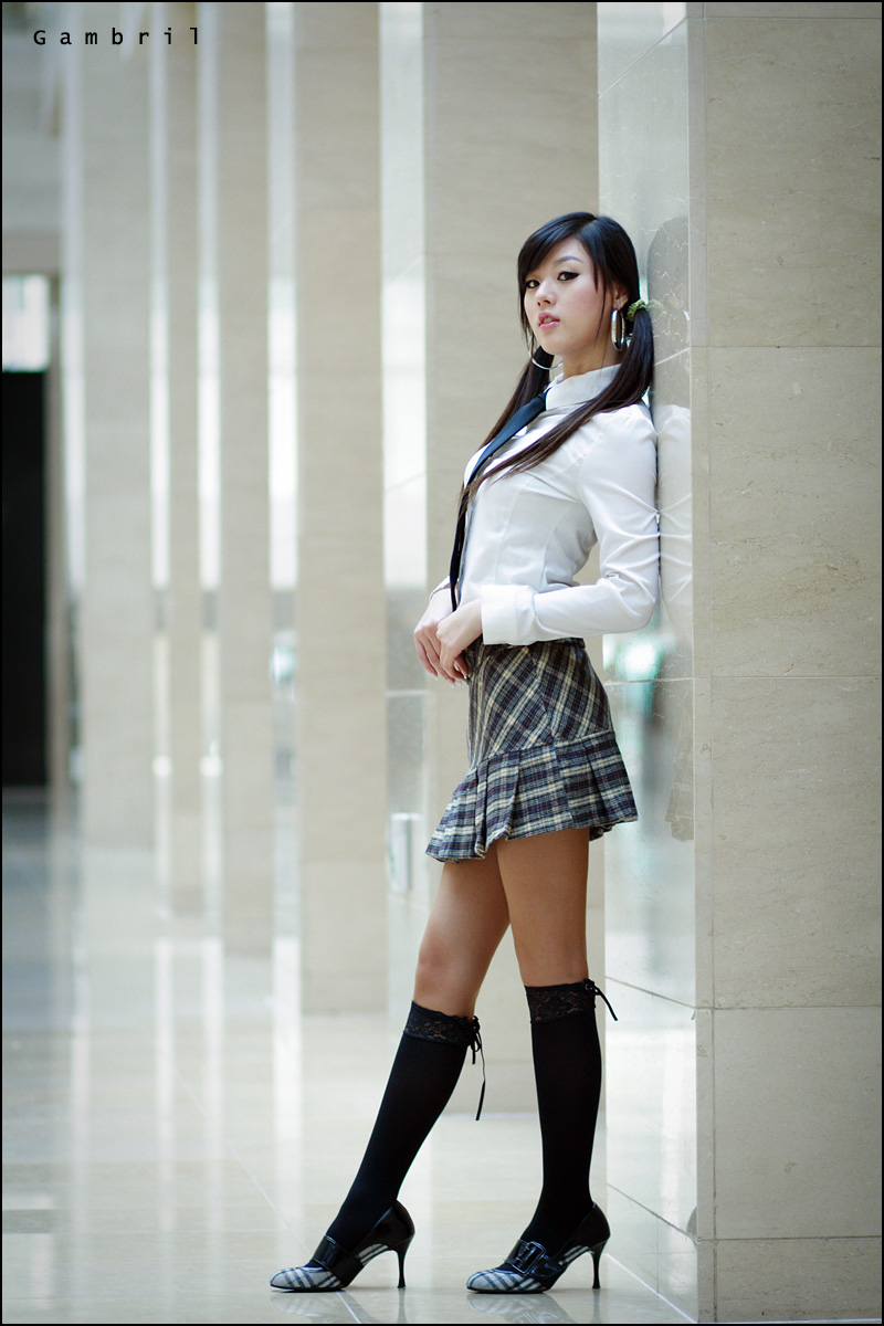 hwang mi hee school girl style two 1